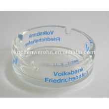 Haonai Factory direct Hot Promotional clear glass ashtrays with logo